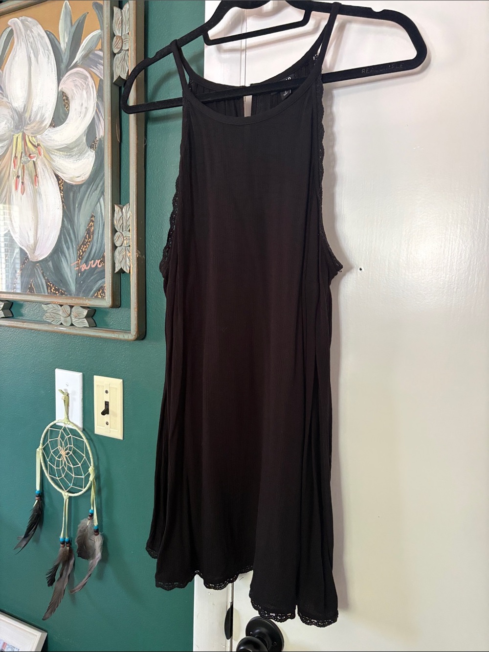 Black Sleeveless Women's Dress - Casual Tank Dress or tunic